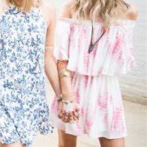 Show Me Your Mumu Casita Mini Dress ~ In Pinkish White